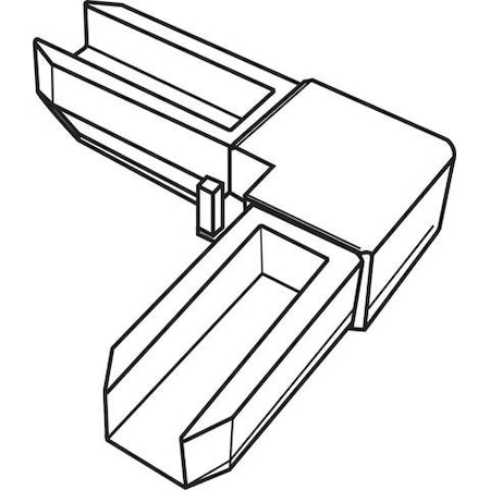 Strybuc Corner Key Plastic Almond 90M-436AD